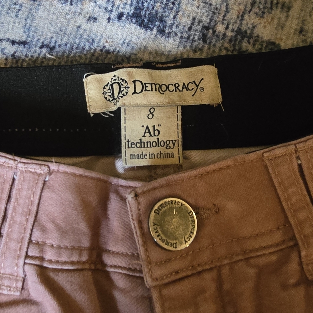 Democracy Ab solution Colored Ankle Skimmer Pants Sz 8